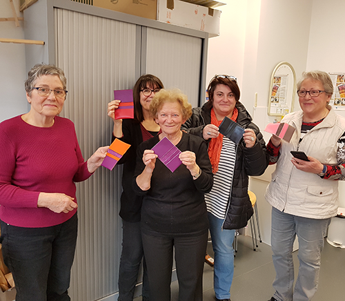 Eleves de l'Atelier Cuir L&A